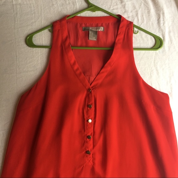 V-neck Button Front Sleeveless Dress - Picture 3 of 5